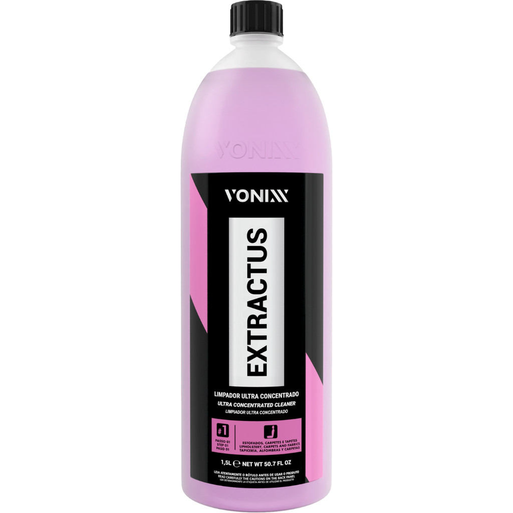 Limpa Estofados Carpete Concentrado Extractus 1,5L Vonixx