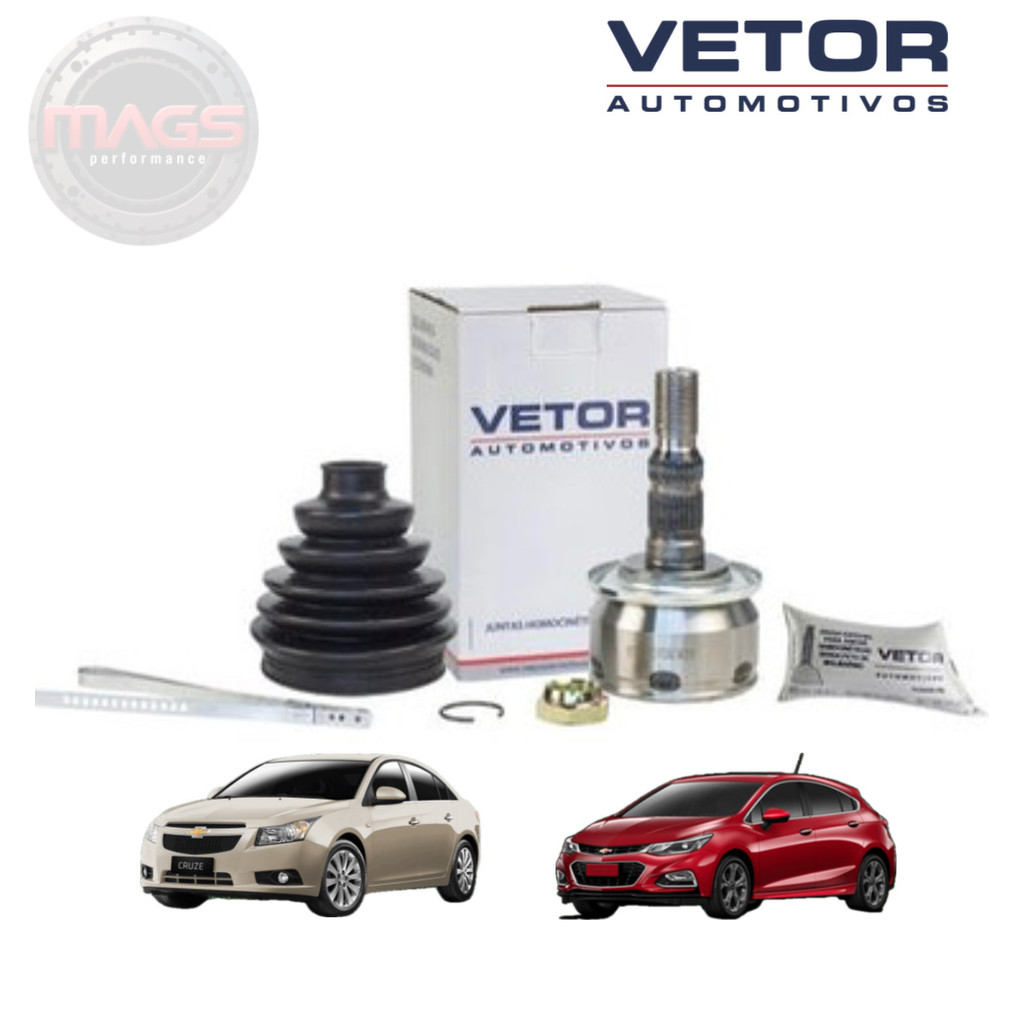 Junta Homocinética Cruze 1.8 MANUAL / 1.4 AUTOMÁTICO Vetor Automotivos