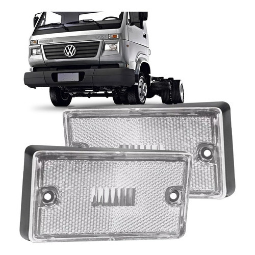 Par Lanterna Caminhão Seta Pisca Vw Worker Cristal Lateral em Oferta na Shopee