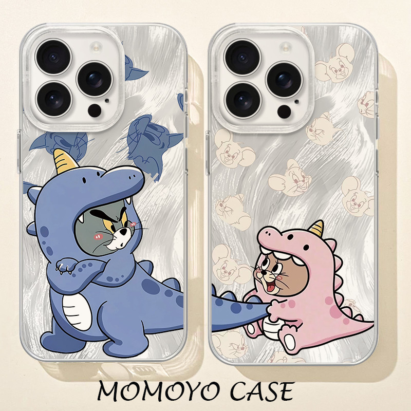 Bonito Tom E Jerry Gato mouse Capa Protetora De Casal Para iPhone 7 8 11 12 13 14 15 16 XS XR PRO MAX PLUS ys em Oferta na Shopee