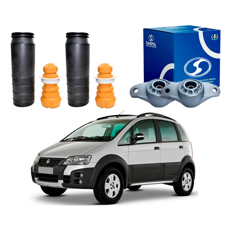 Kit Batente Traseiro Sampel Idea Adventure 1.8 2005 A 2010