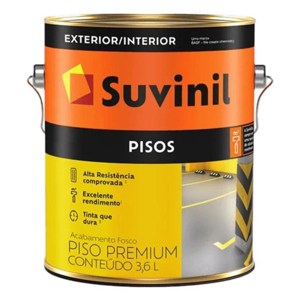 Tinta Acrílica Pisos Premium Fosco 3,6l Suvinil Marrom