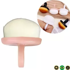 Espanador de Anel Escova Profissional para Pó de Unhas – Ferramenta de Limpeza e Maquiagem Manicure Nail Design