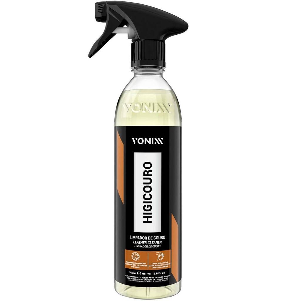 Limpador De Bancos Couro Automotivo Higicouro Vonixx 500ml em Oferta na Shopee