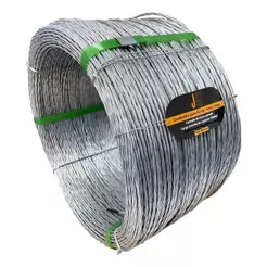 Cordoalha Arame Liso Galvanizado para Curral JST 4mm 3 Fios 500m 1000kgf