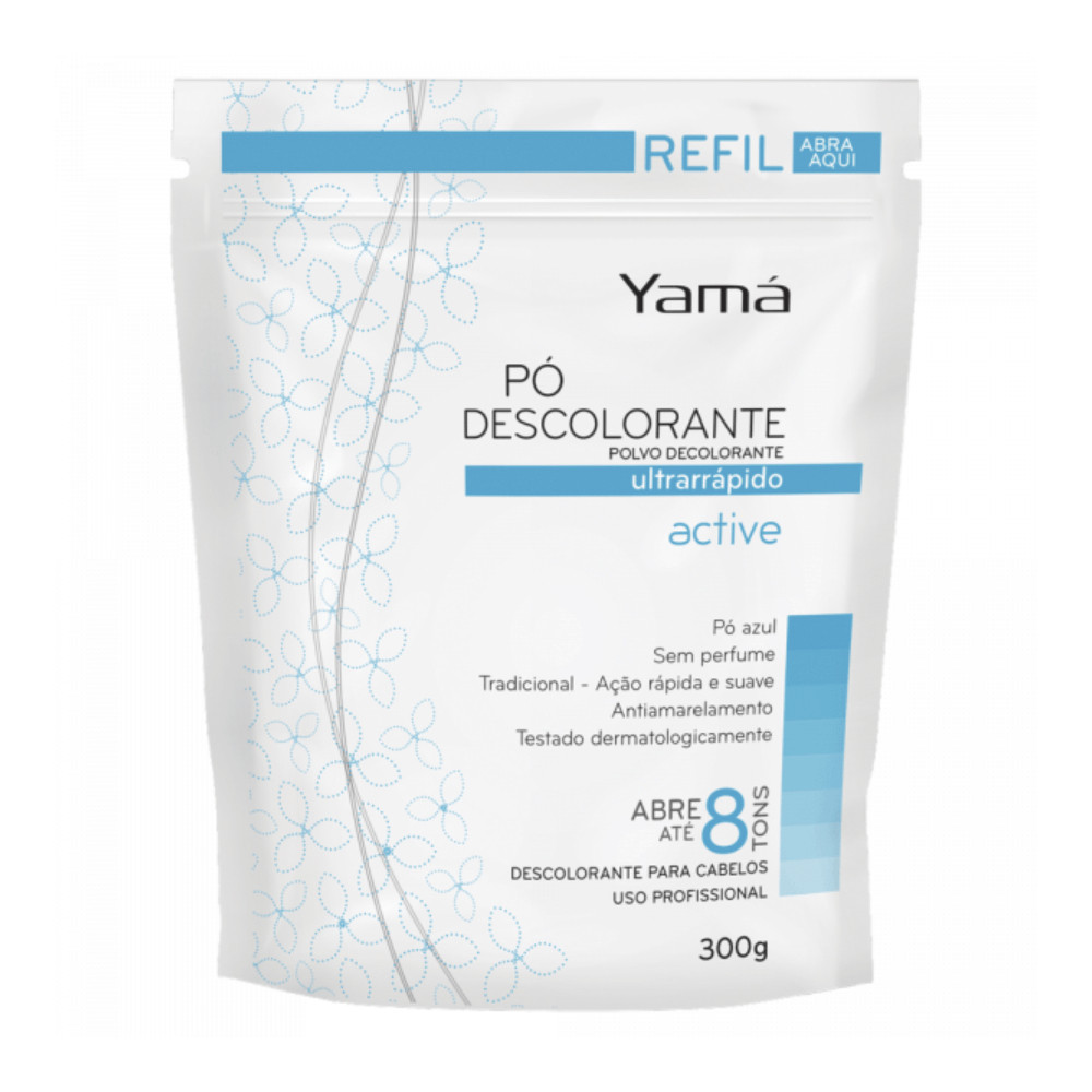 Pó Descolorante Yamá Tradicional Active Refil 300g em Oferta na Shopee