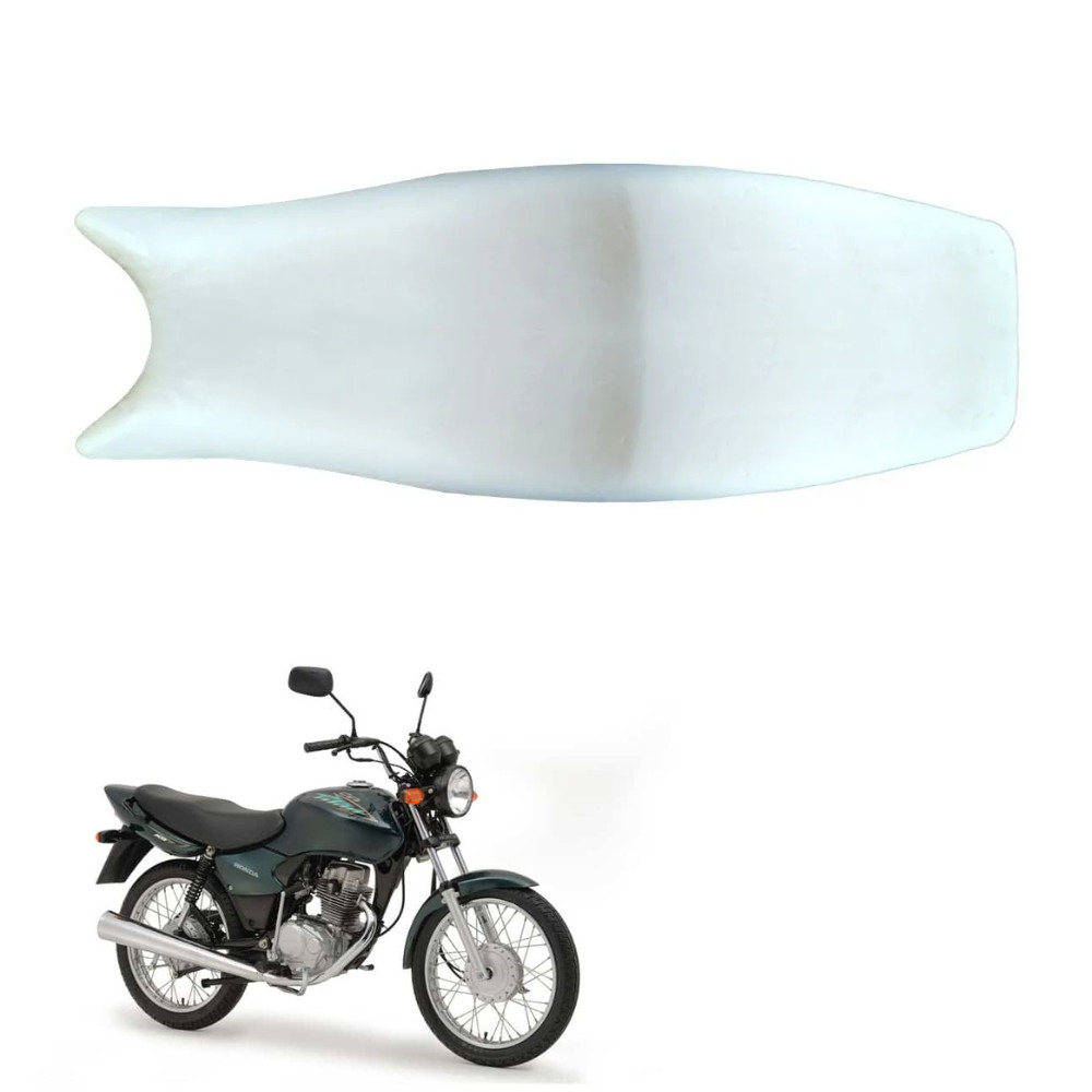 Espuma Banco Moto Honda CG Titan Fan 125 2000 2001 2002 2003 2004 2005 2006 2007 2008 KS ES PIRACAPAS