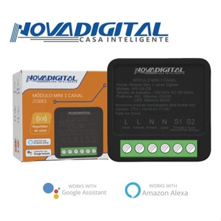 Relé Automação Zigbee 1 Canal 16a Alexa Google Tuya em Oferta na Shopee