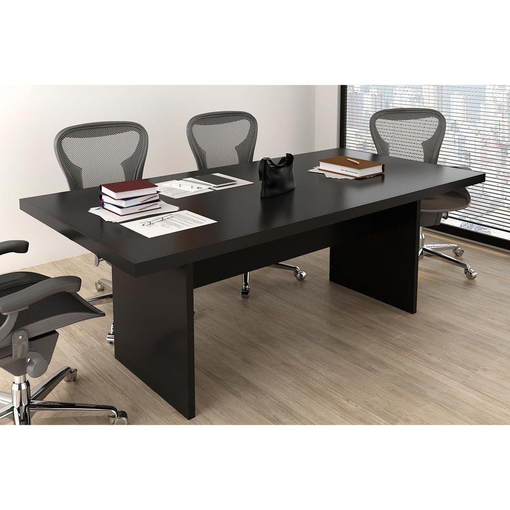 Mesa de Diretor Reunião ME4119 Preto - Tecno Mobili em Oferta na Shopee