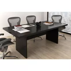 Mesa de Diretor Reunião ME4119 Preto - Tecno Mobili