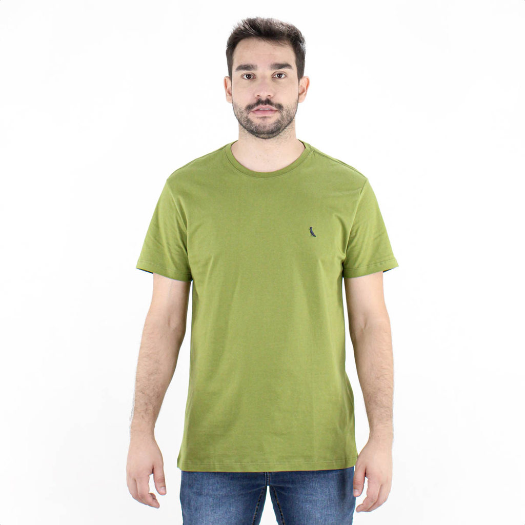 Camiseta Reserva Regular Careca Verde Oliva - Masculino