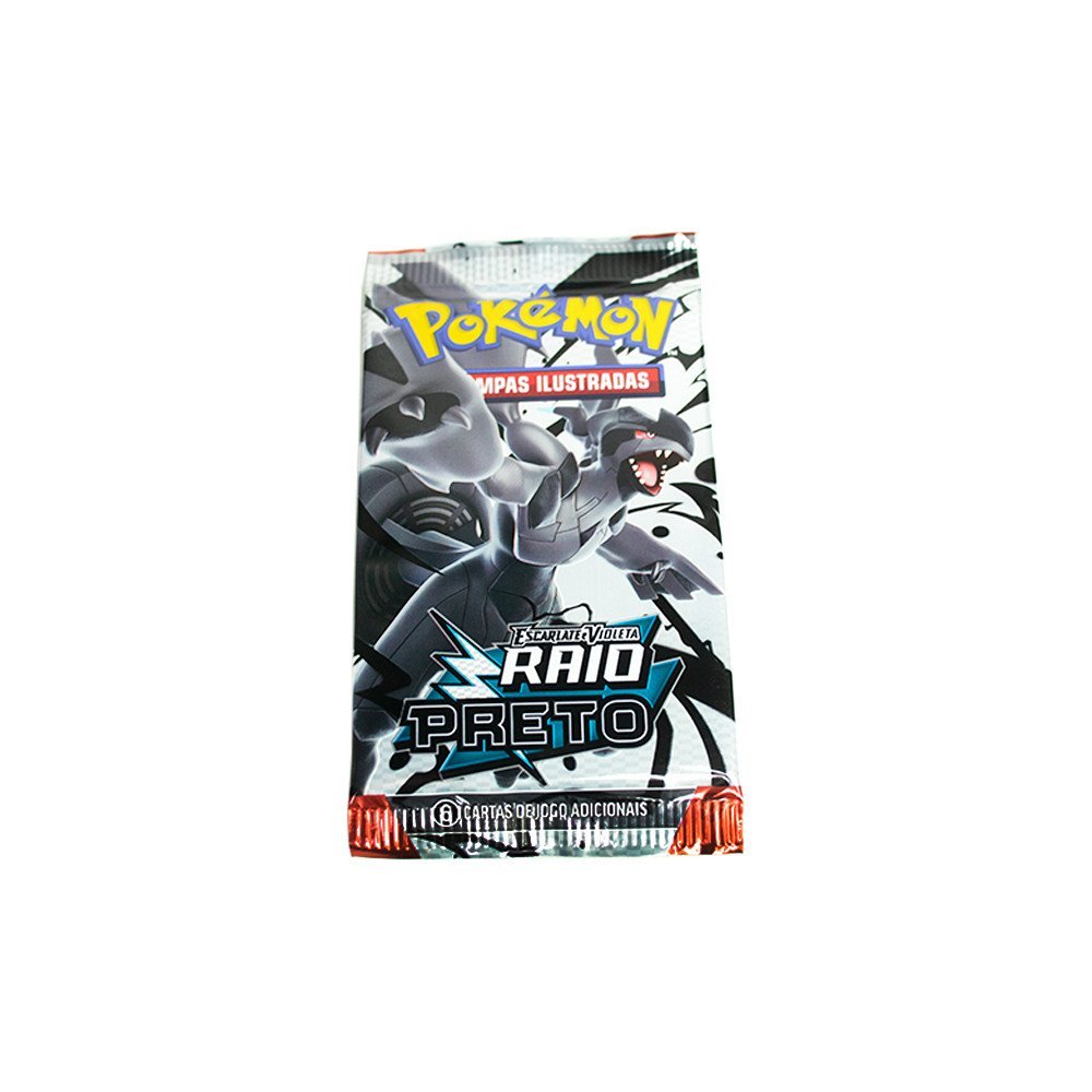 Blister Unitário Pokémon: Escarlate e Violeta - Raio Preto em Oferta na Shopee