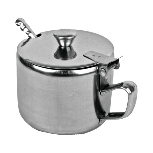 Açucareiro Inox Com Colher Capacidade 420ml ou 200ml Design Moderno Durável em Oferta na Shopee