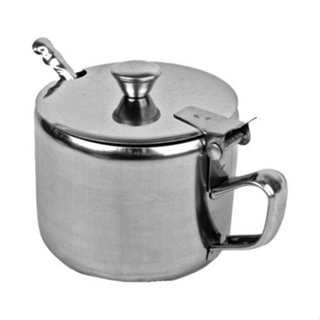 Açucareiro Inox Com Colher Capacidade 420ml ou 200ml Design Moderno Durável em Oferta na Shopee