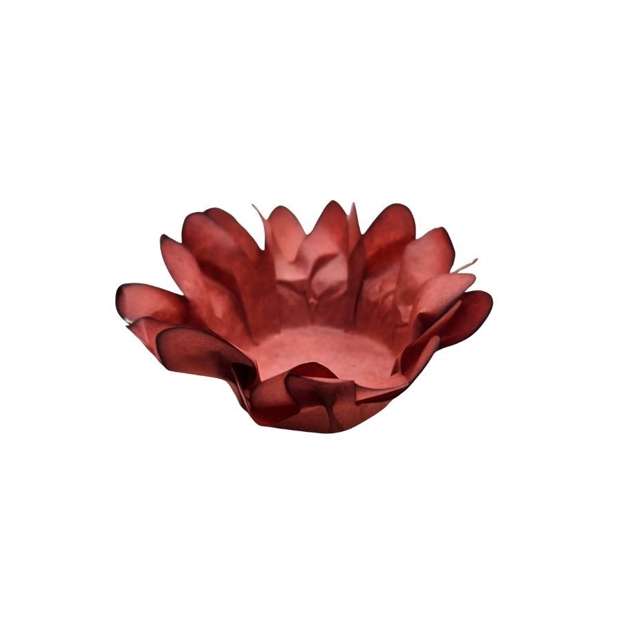 Forminha Para Doces Finos - Margaridinha Terracota - 30 unidades - Floretta Fest - Rizzo