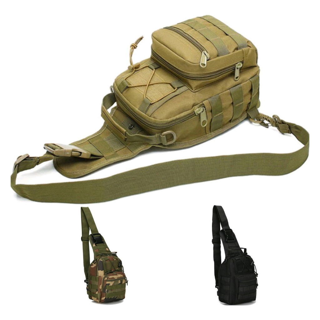 Bolsa Militar Bag Shoulder  Transversal Tático Pochete Peito