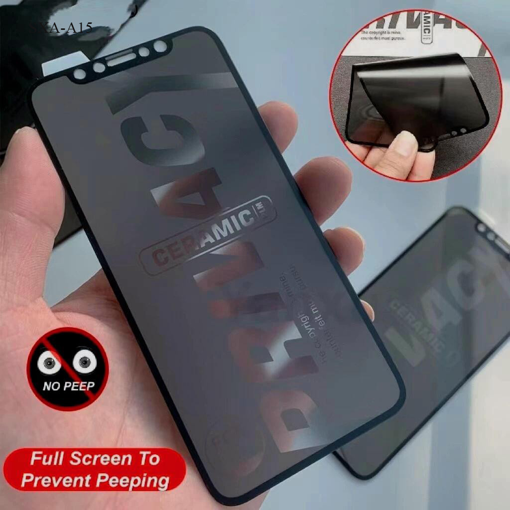 Película Para Samsung Galaxy A15 A14 A16 A21S A24 A13 A25 A12 A23 A22 A50 A30 4G 5G Macia Protetor Privacidade 9H GHM