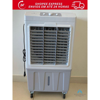 Climatizador Portátil 45L Super Silencioso – Vazão 8.000 m³/h – Alta Performance e Mobilidade