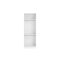 Guarda-roupas Sem Portas Closet 2 Cabideiros Kappesberg Adapt Branco 80cm