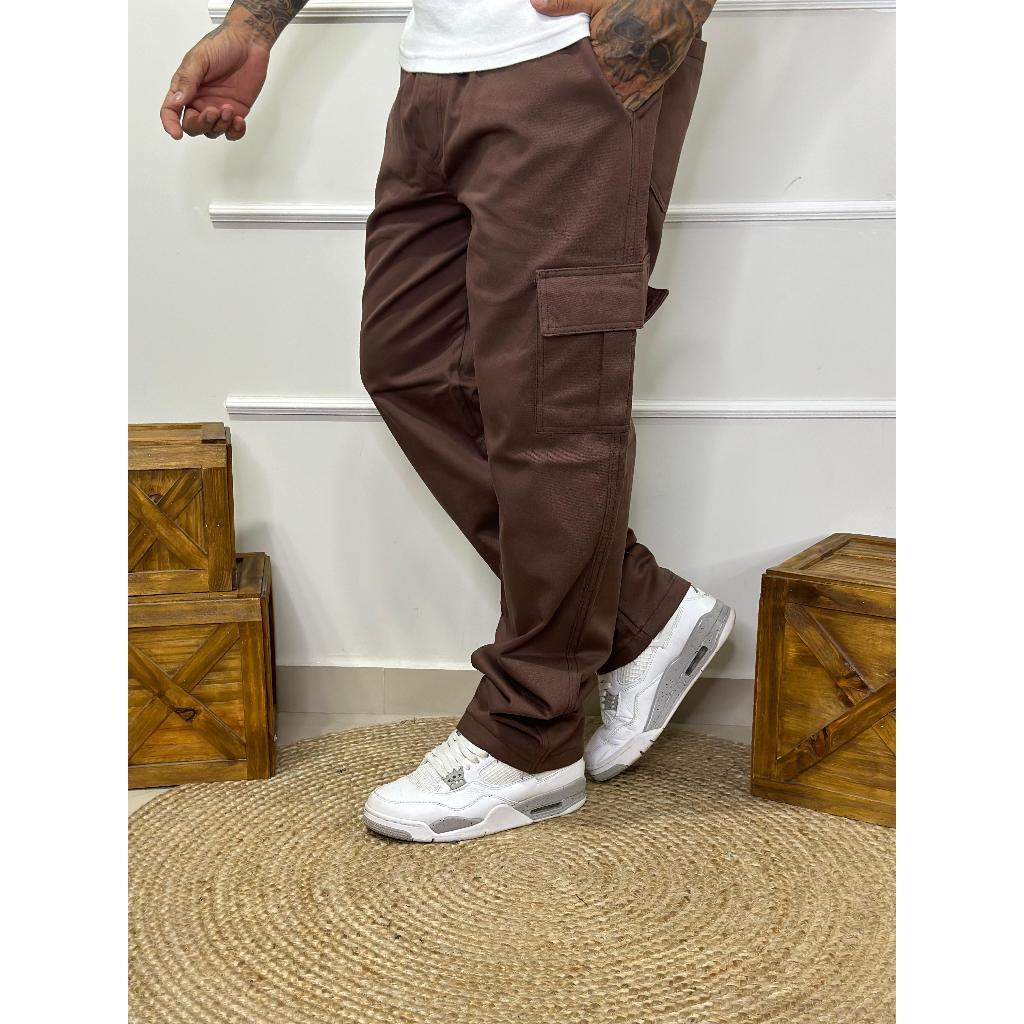 Calça Cargo Masculino Streetwear Uso Diário Conforto Qualidade Premium