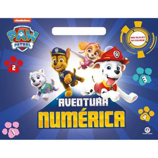 Patrulha Canina | Aventura Numérica | Meu Blocão de Colorir em Oferta na Shopee