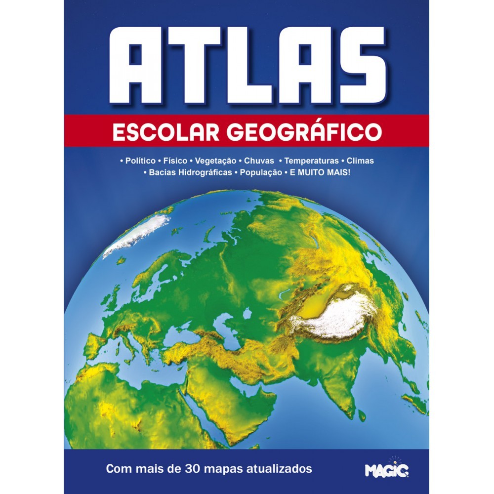 Livro Atlas Escolar Geográfico em Oferta na Shopee