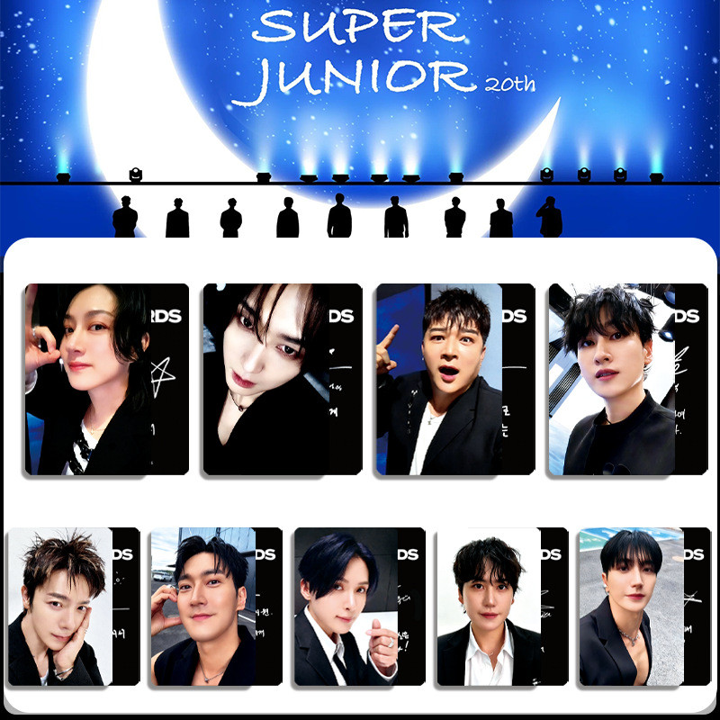 Kpop Idol Super Junior Os 20 Prêmios Álbum De Cartões Postais De Edição Especial Colecionador