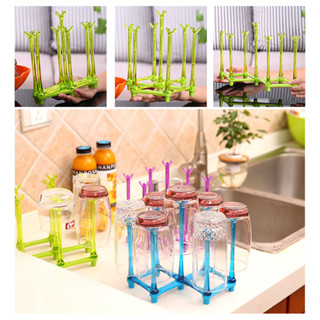 Escorredor Para Copos e Pratos Garrafas Retrátil 7 Copos Secagem Multifuncional em Oferta na Shopee