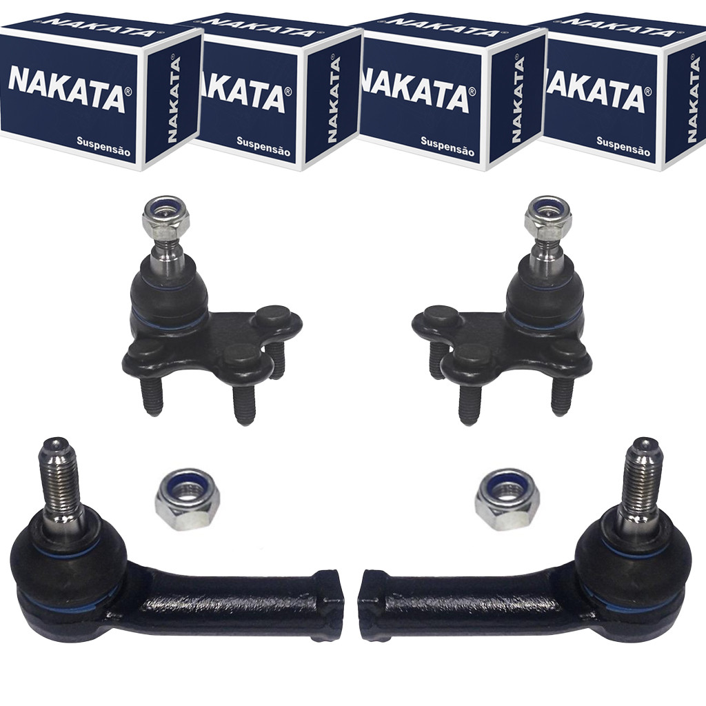 Kit Par Terminal Direção + 2 Pivô FOX 2003 ate 2022 em Oferta na Shopee