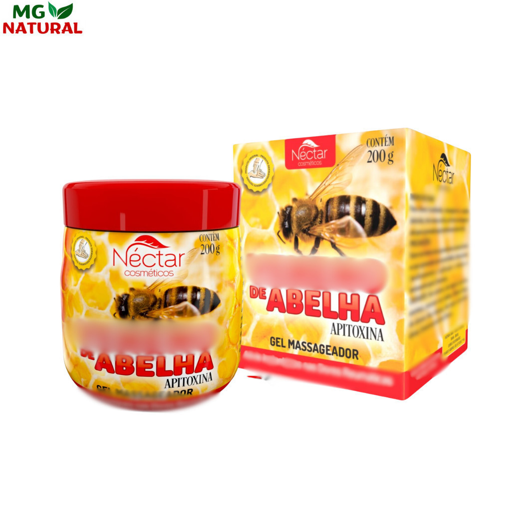 Kit 3 Gel Massageador Abelha 200g Nectar Cosméticos em Oferta na Shopee