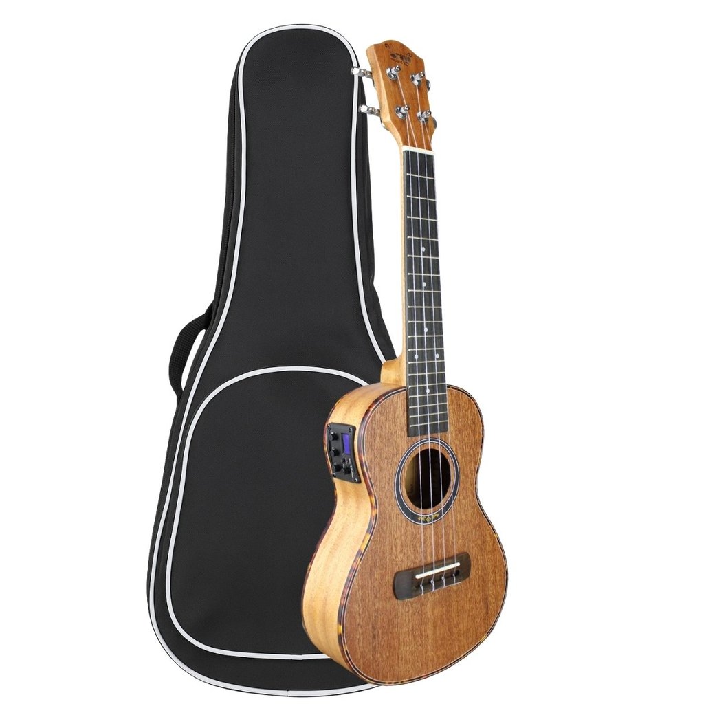 Ukulele Bravo BUK423 Eletroacustico Concert 23 + Bag Luxo em Oferta na Shopee