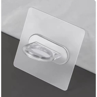 2 Gancho De Parede Adesivo Multiuso Plásticotransparente auto colante Sem Furos em Oferta na Shopee