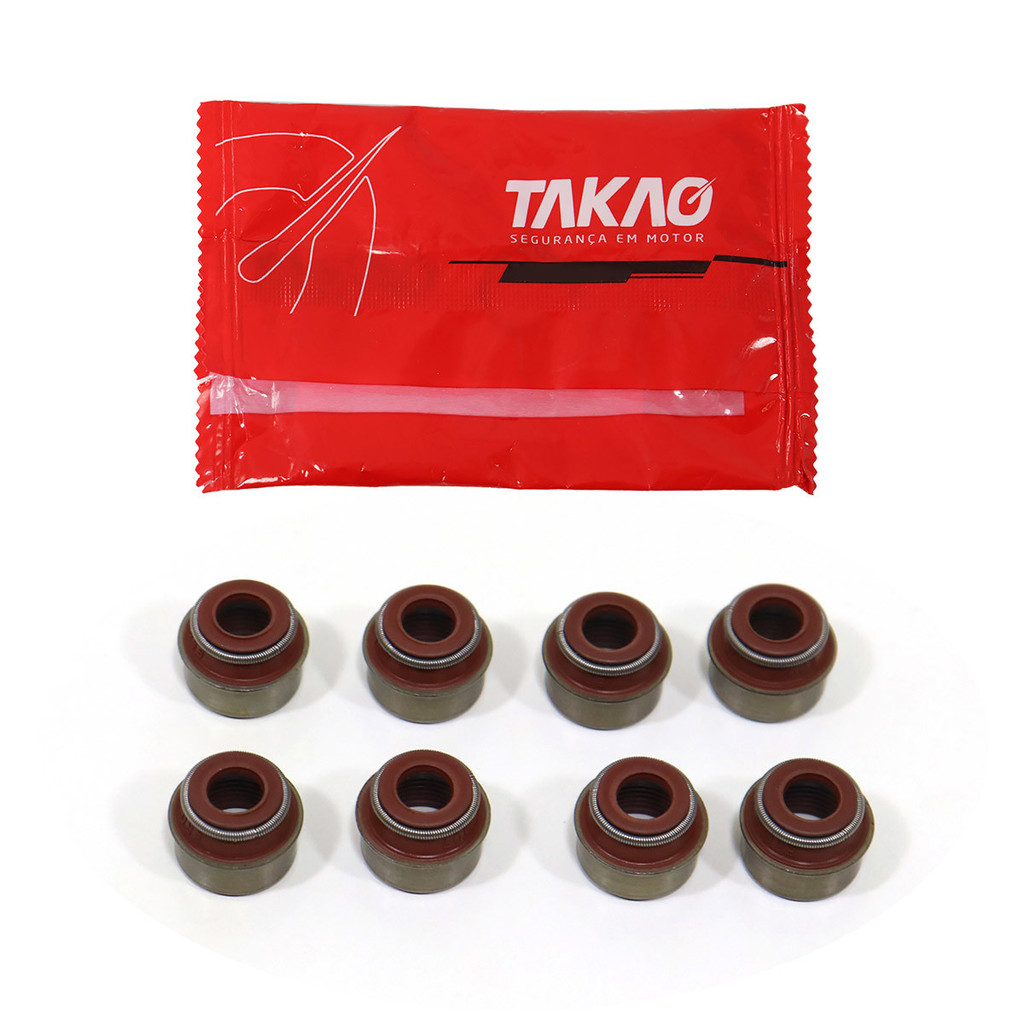 Jogo Retentores Válvula TAKAO Para Santana Gol Parati Mi 1.6 1.8 2.0 em Oferta na Shopee