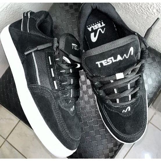 TeslaM preto unissex masculino feminino casual, esportivo, skatista confortável, linha premium