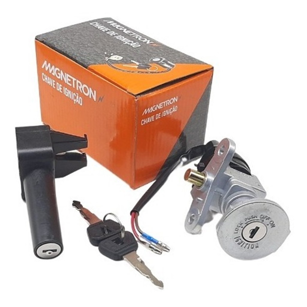 CONJUNTO DE IGNIÇÃO + TRAVAS MAGNETRON YAMAHA CRYPTON 115 2010 A 2017 em Oferta na Shopee