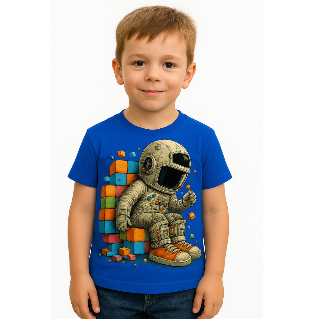 Camiseta Infantil Astronauta Colorido – Estilo e Aventura para Pequenos Exploradores!          Perguntar ao ChatGPT