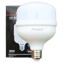 Lâmpada LED Avant 50W Bulbo High Power 4000 Lúmens Luz Branca 6500K Bivolt Base E27 Alta Potência