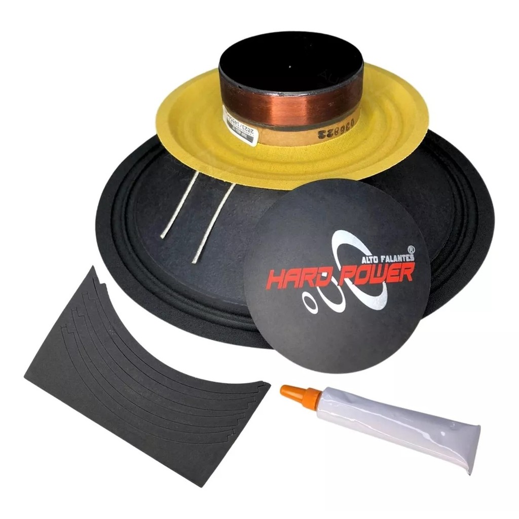 KIT REPARO ALTO FALANTE HARD POWER HP 400 H 8 POLEGADAS ORIGINAL