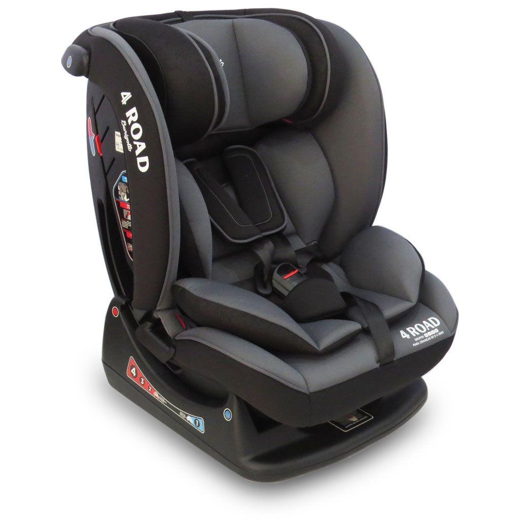 Cadeira Infantil p/ Carro 4 Road 0-36Kg Gray Black Burigotto