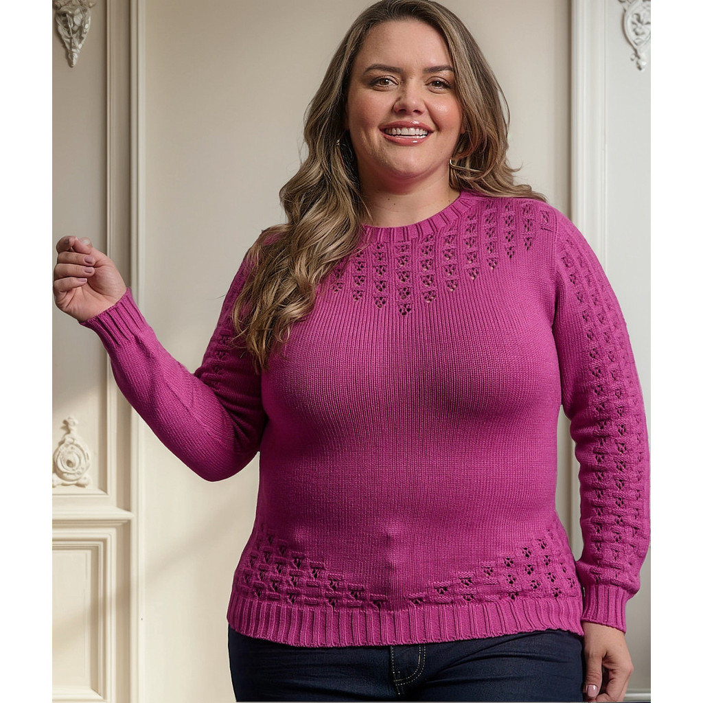 Blusa Tricot Modal Feminina Giuliana Marques