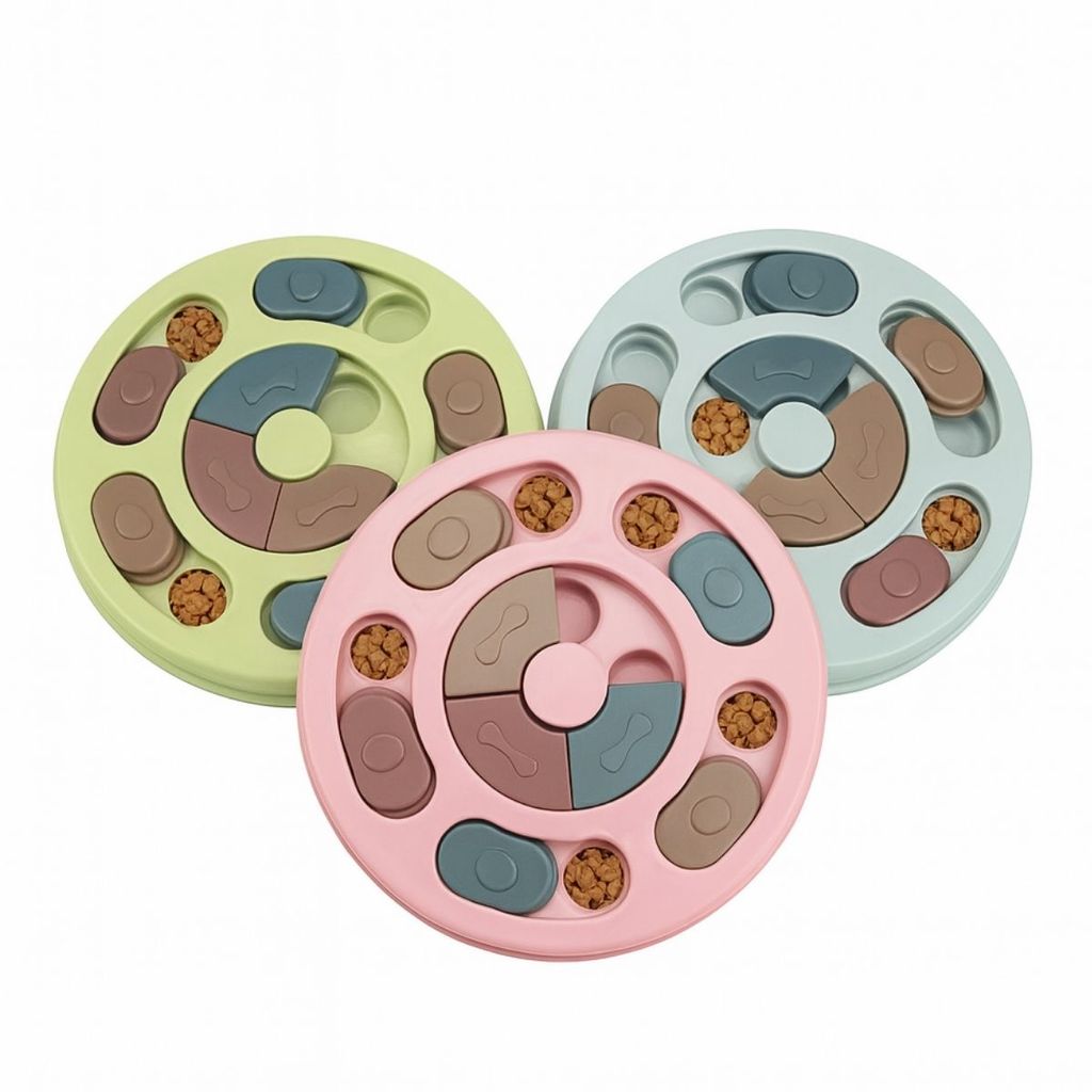 Comedouro Interativo Lento p/ Cachorro Pet Anti Stress Ansiedade Jogo Pet Porta Petisco Ração Pote em Oferta na Shopee