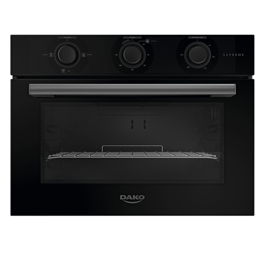 Forno Elétrico de Embutir 52 Litros Dako Supreme Analógico Preto 110V em Oferta na Shopee