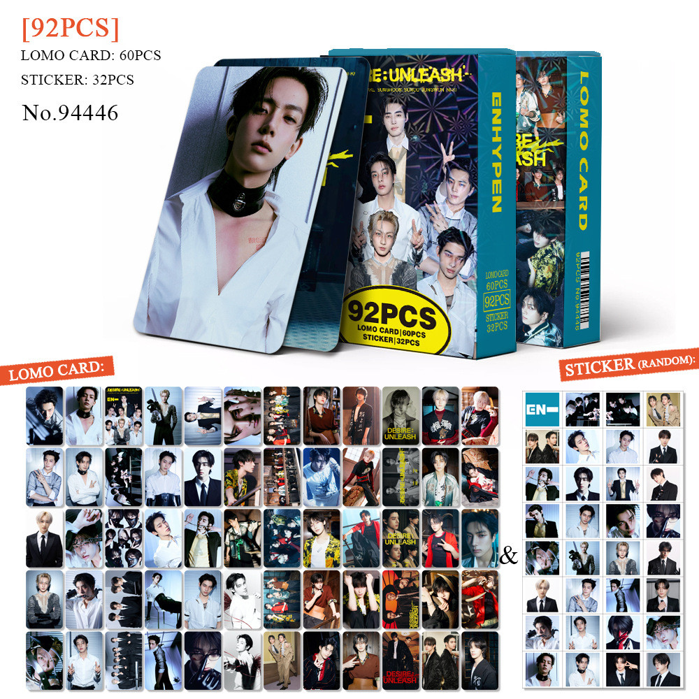 50-55pcs/set EN-HYPEN 2023 World Tour FATE DARK BLOOD Memórias : Passo 2 Photocard Álbum Cartaz Holograma Laser Cartões Lomo Postais enhypen Kpop