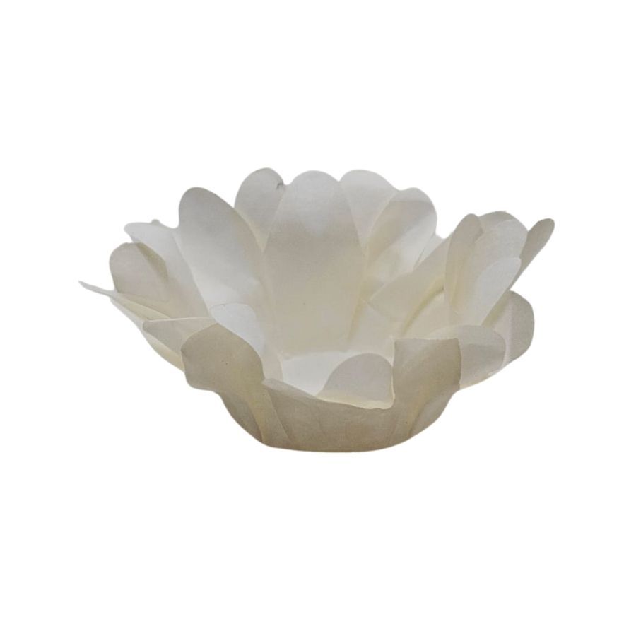 Forminha Para Doces Finos - Margaridinha Marfim Claríssimo - 30 unidades - Floretta Fest - Rizzo