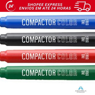 PINCEL ATOMICO, COMPACTOR COLOR, CORES, CANETÃO