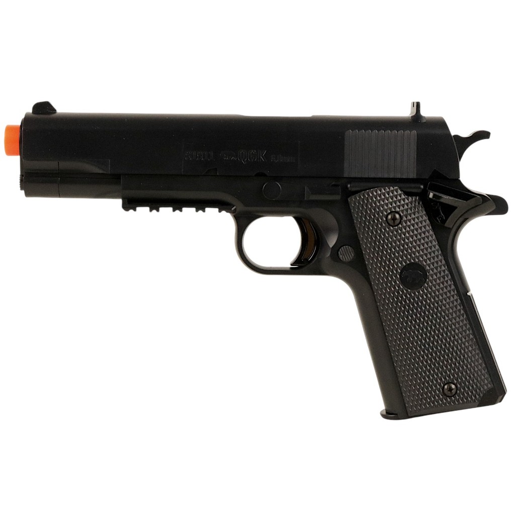 Pistola de Airsoft Spring QGK S1911 6mm - 15 Tiros em Oferta na Shopee