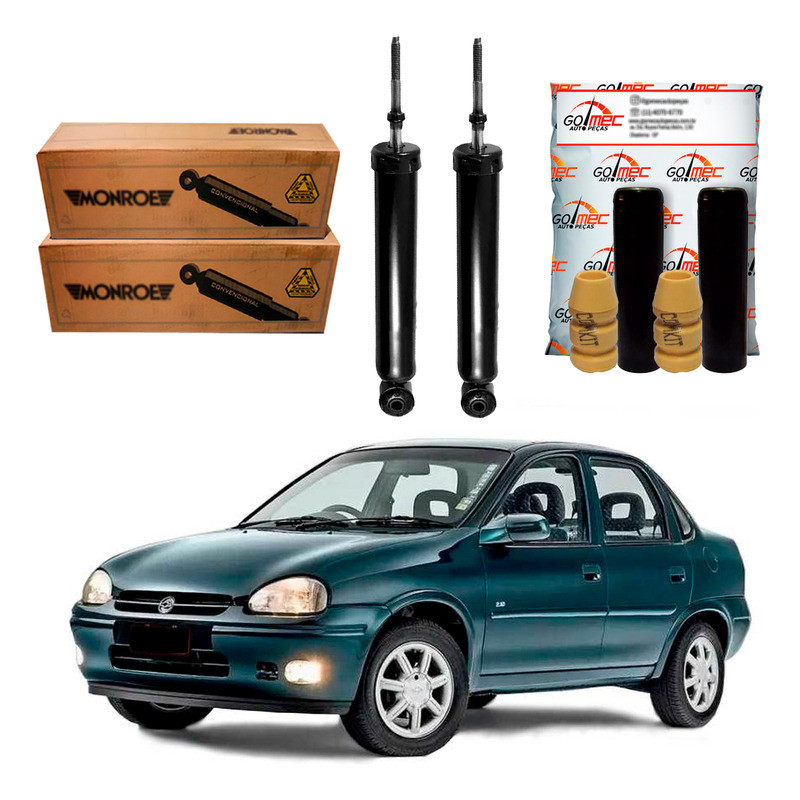 Amortecedor Traseiro Monroe Corsa Sedan 1.0 1.6 1996 A 2006
