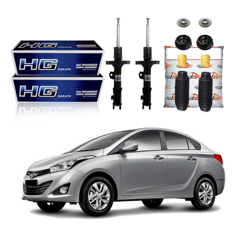 Kit Amortecedor Dianteiro Hb20s 1.0 1.6 2013 A 2015 em Oferta na Shopee