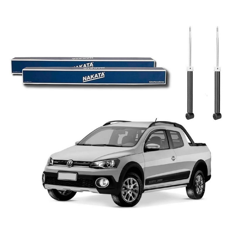 Par Amortecedor Traseiro, Saveiro Cross G6 1.6 2014 A 2016
