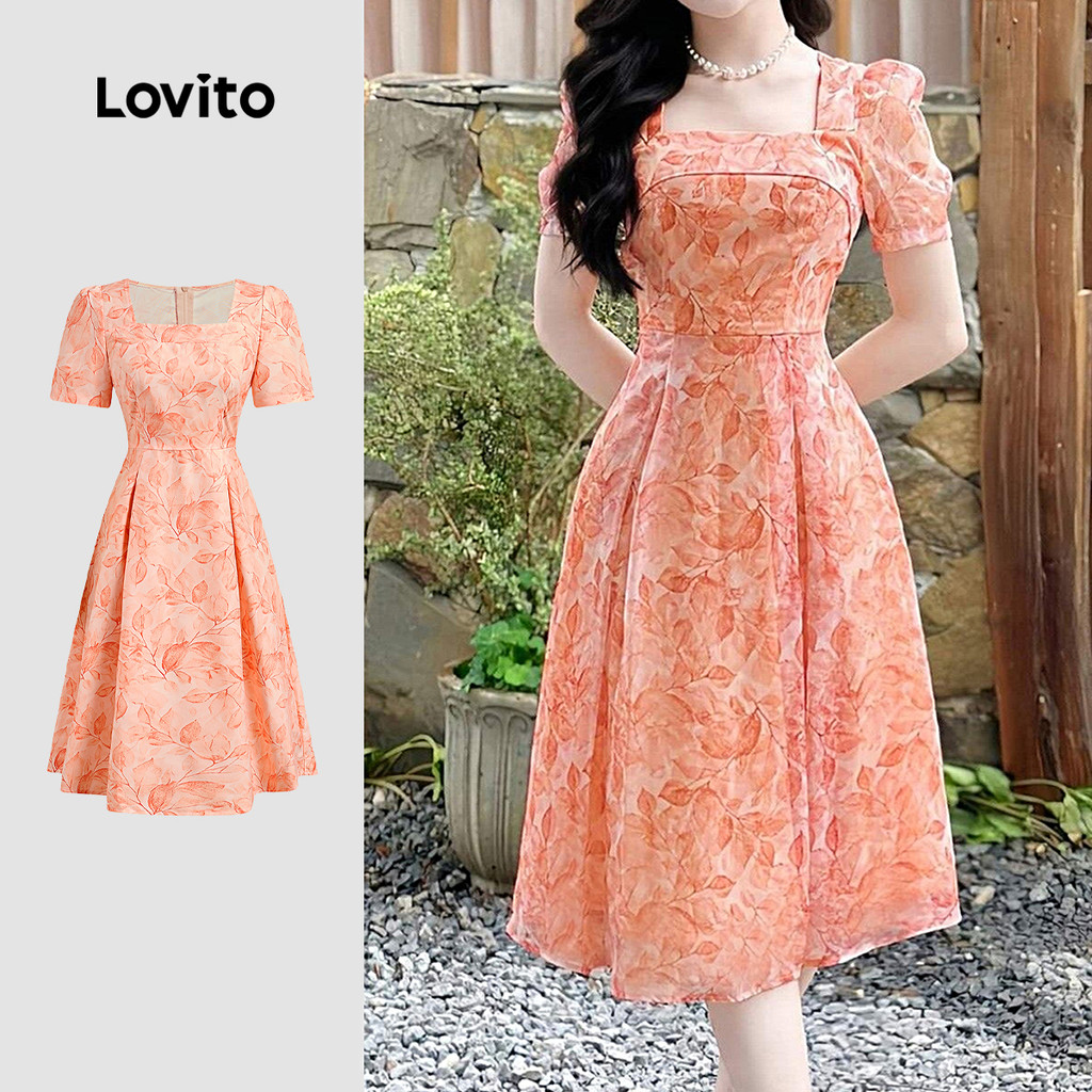 Lovito Vestido Casual Primavera/verão para Mulheres L142ED762